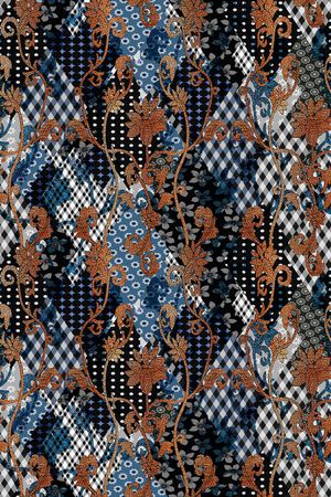 几何印花华亿平台图片