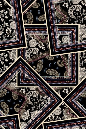 几何印花华亿平台图片