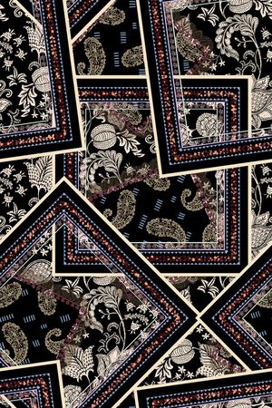 几何印花华亿平台图片