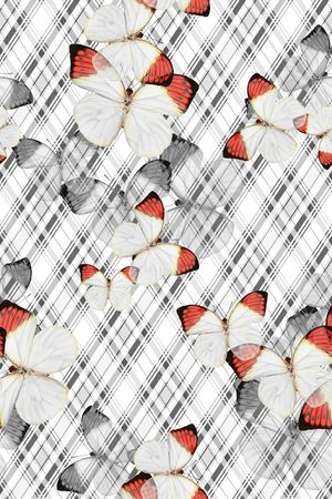 格子印花华亿平台图片