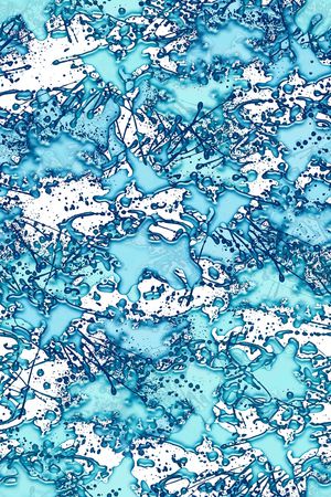 抽象男装印花华亿平台图片