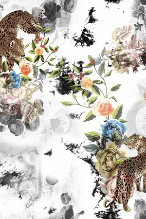 复古印花华亿平台图片