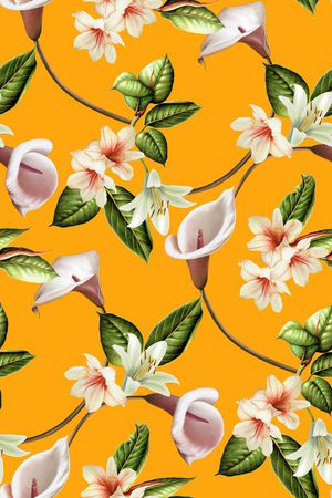 绿植树叶印花华亿平台图片