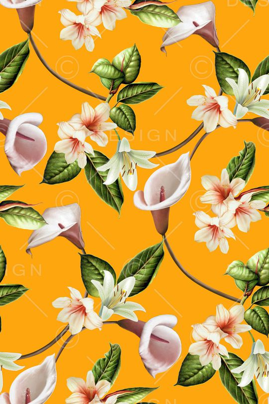 绿植树叶印花华亿平台图片