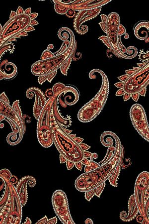 佩斯利印花华亿平台图片