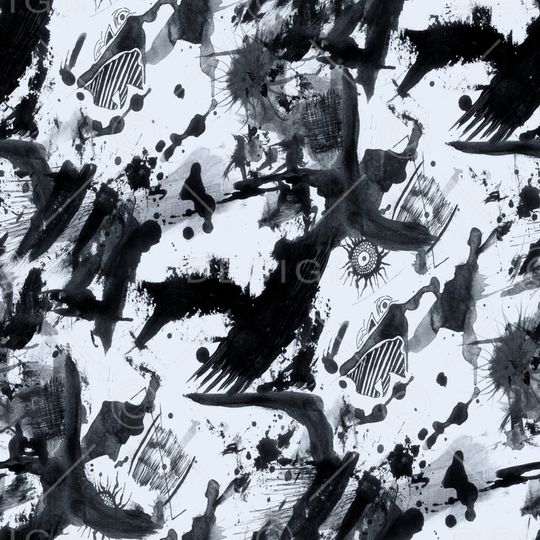 水彩印花华亿平台图片