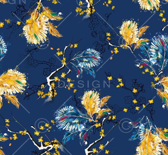 连衣裙印花华亿平台图片