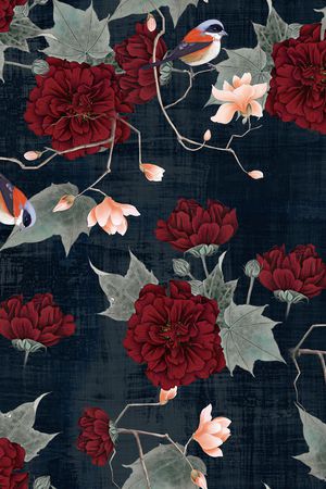 连衣裙印花华亿平台图片