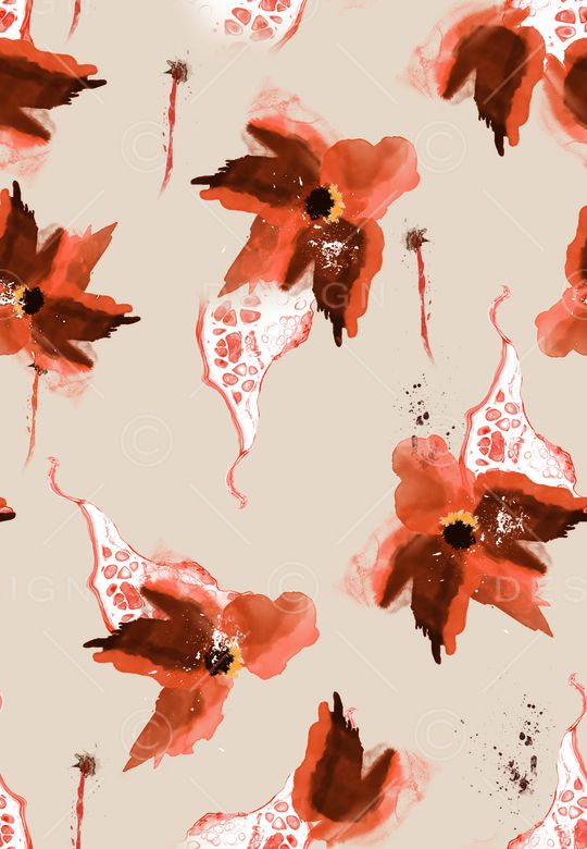 连衣裙印花华亿平台图片