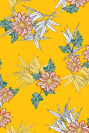 连衣裙印花华亿平台图片