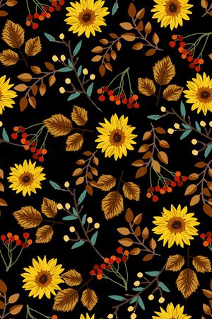 向日葵印花华亿平台图片