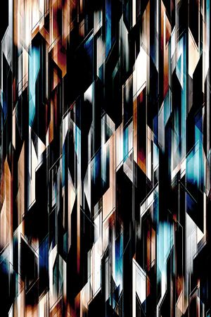 几何印花华亿平台图片