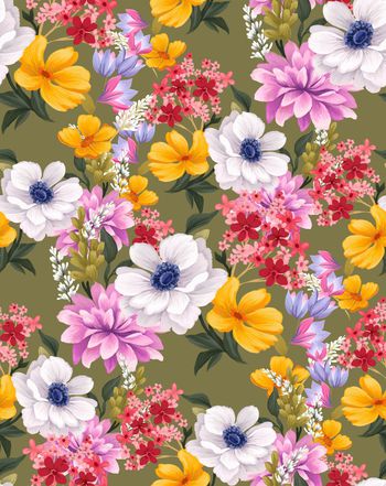 连衣裙印花华亿平台图片