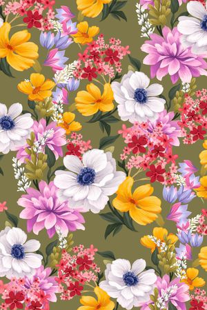 连衣裙印花华亿平台图片