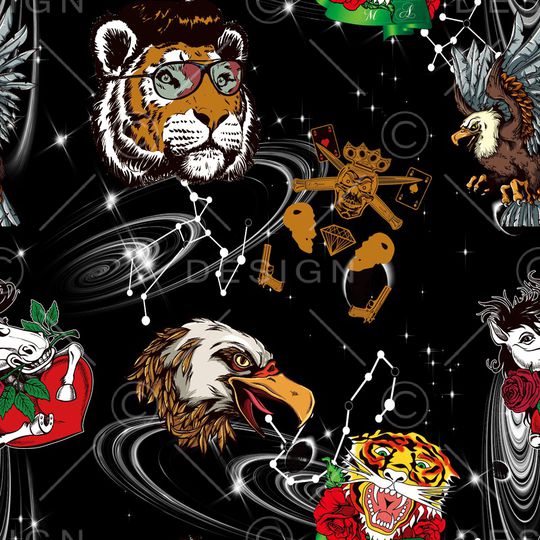 动物印花华亿平台图片