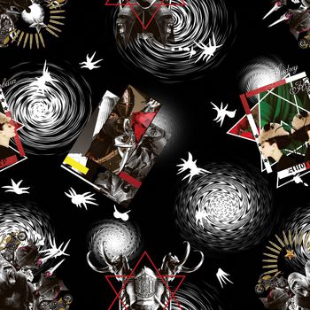 男装满版花印花华亿平台图片