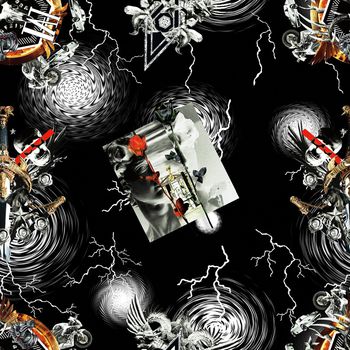 男装满版花印花华亿平台图片