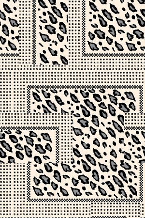 豹纹印花华亿平台图片