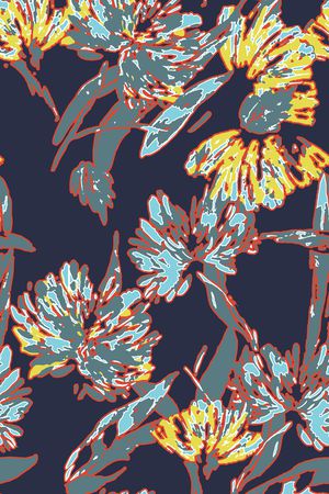 绿植树叶印花华亿平台图片