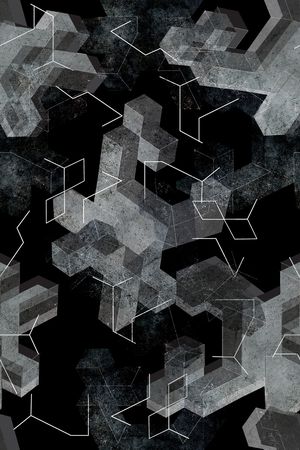 几何印花华亿平台图片