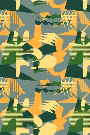 几何印花华亿平台图片