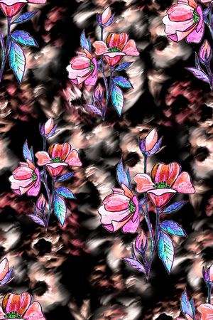 复古印花华亿平台图片