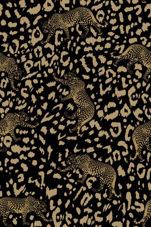 豹纹印花华亿平台图片