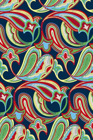 抽象花卉印花华亿平台图片