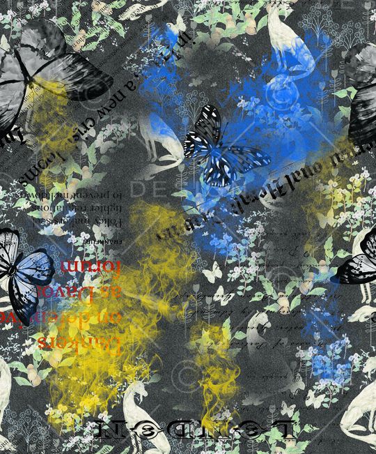 复古印花华亿平台图片