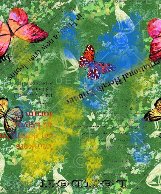 复古印花华亿平台图片