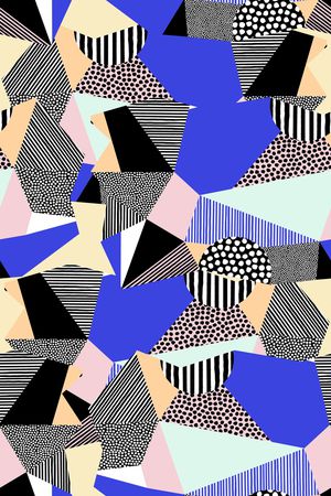 几何印花华亿平台图片