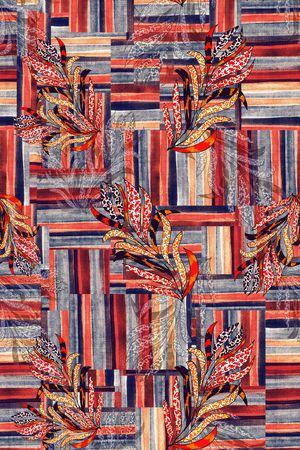 几何印花华亿平台图片