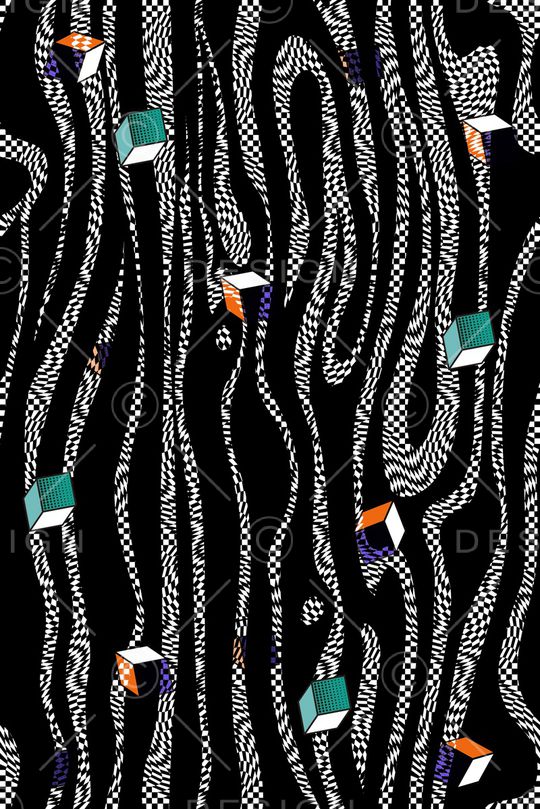 几何印花华亿平台图片