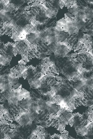 抽象男装印花华亿平台图片