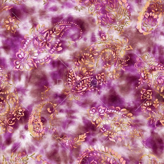 佩斯利印花华亿平台图片