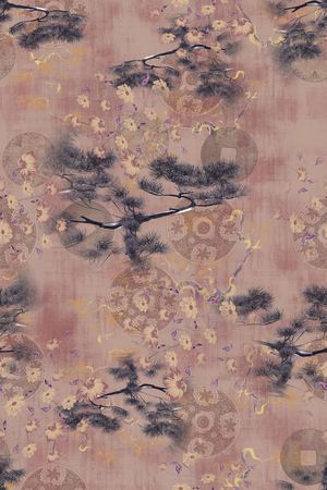 连衣裙印花华亿平台图片