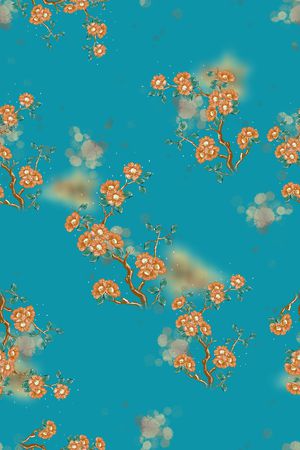 连衣裙印花华亿平台图片