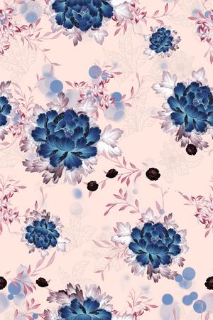 连衣裙印花华亿平台图片