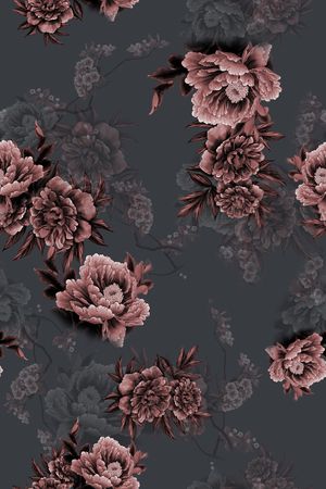 连衣裙印花华亿平台图片