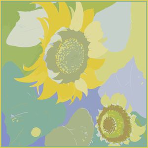 绿植树叶印花华亿平台图片