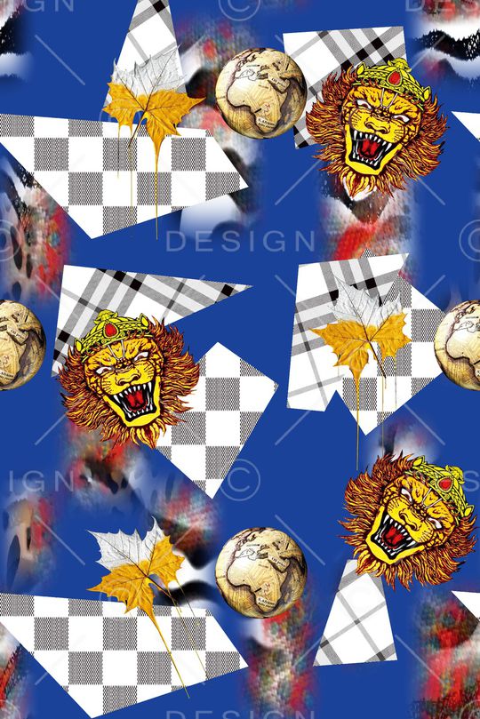 几何印花华亿平台图片