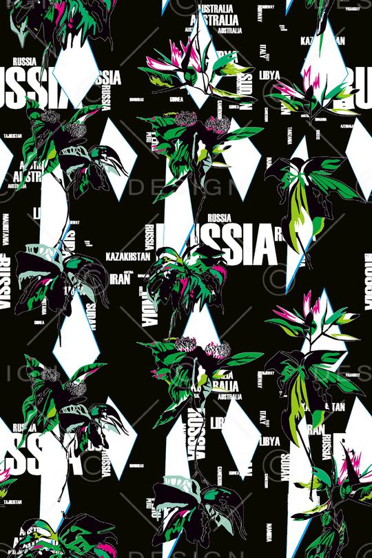 几何印花华亿平台图片