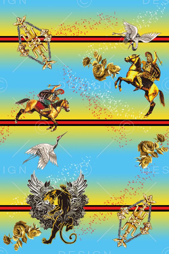 仙鹤印花华亿平台图片