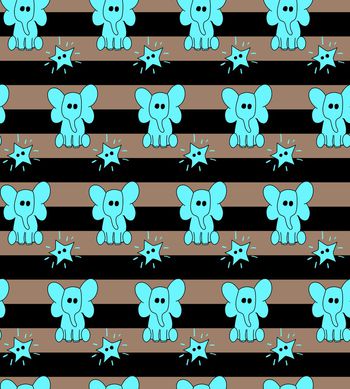 1366726-201004小象星星回路咖色