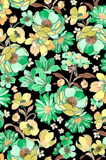 绿植树叶印花华亿平台图片