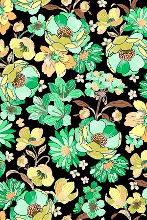 绿植树叶印花华亿平台图片