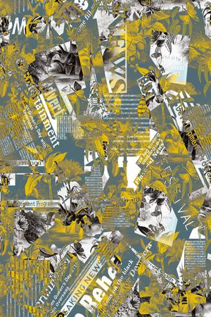 复古印花华亿平台图片