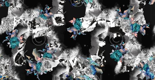 复古印花华亿平台图片