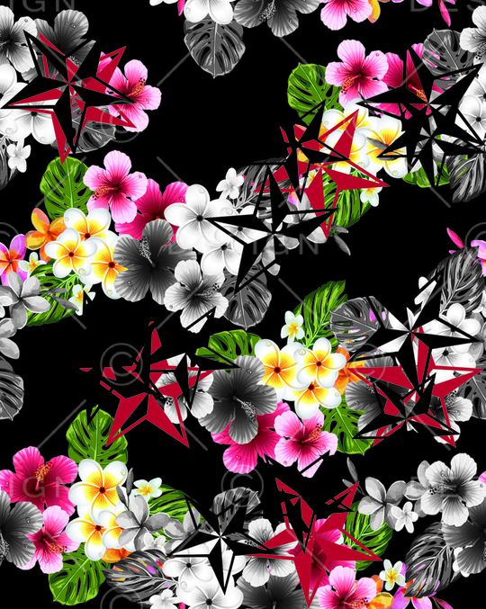 热带华亿平台印花华亿平台图片