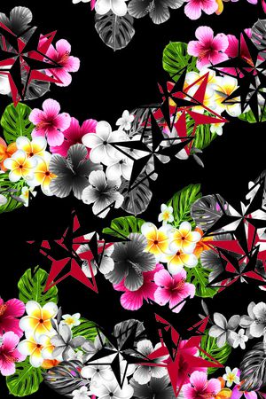 热带华亿平台印花华亿平台图片